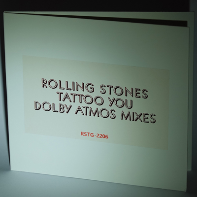 NEW bootleg release, Tattoo You Dolby Atmos Mixes, RSTG-2206