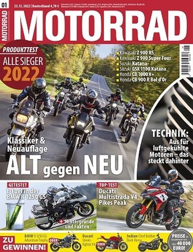 Cover: Motorrad Magazin No 01 2023