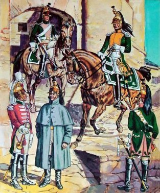 uniforms of french dragoons