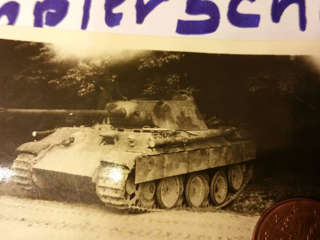 Foto WK 2,deutscher Panzer(in Russland)