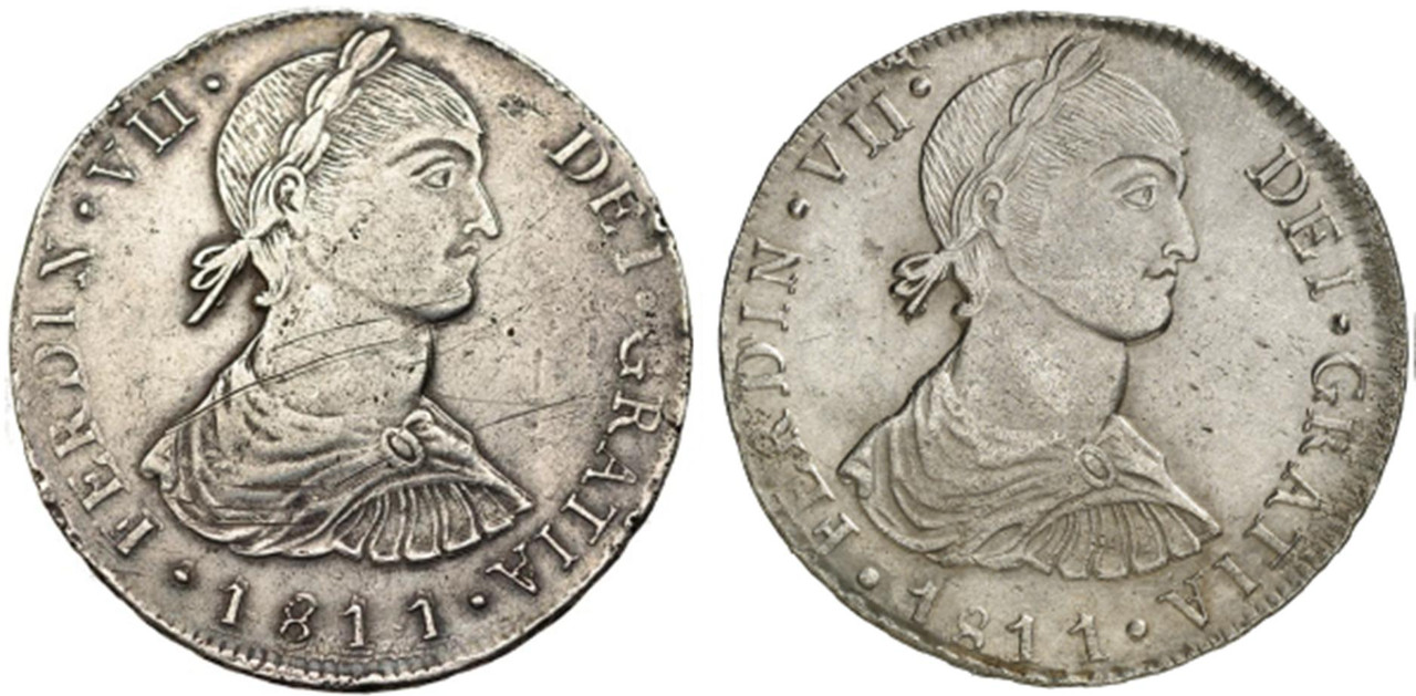 8 Reales Fernando VII 1811. Lima. JP - F02 Tirar