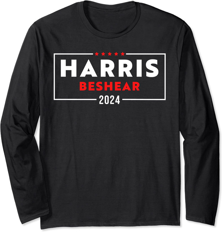 Harris Beshear Presidential Formula Elections 2024 Long Sleeve Tshirt