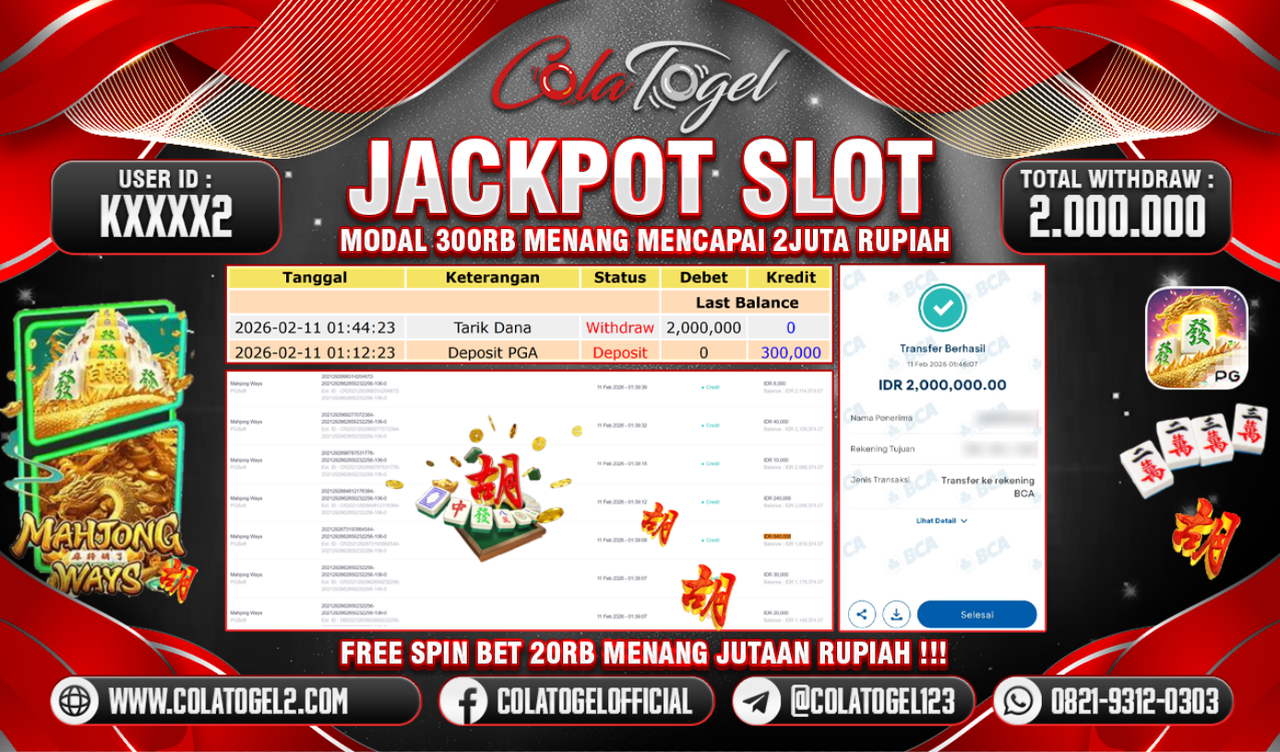 JACKPOT SLOT GACORR!!