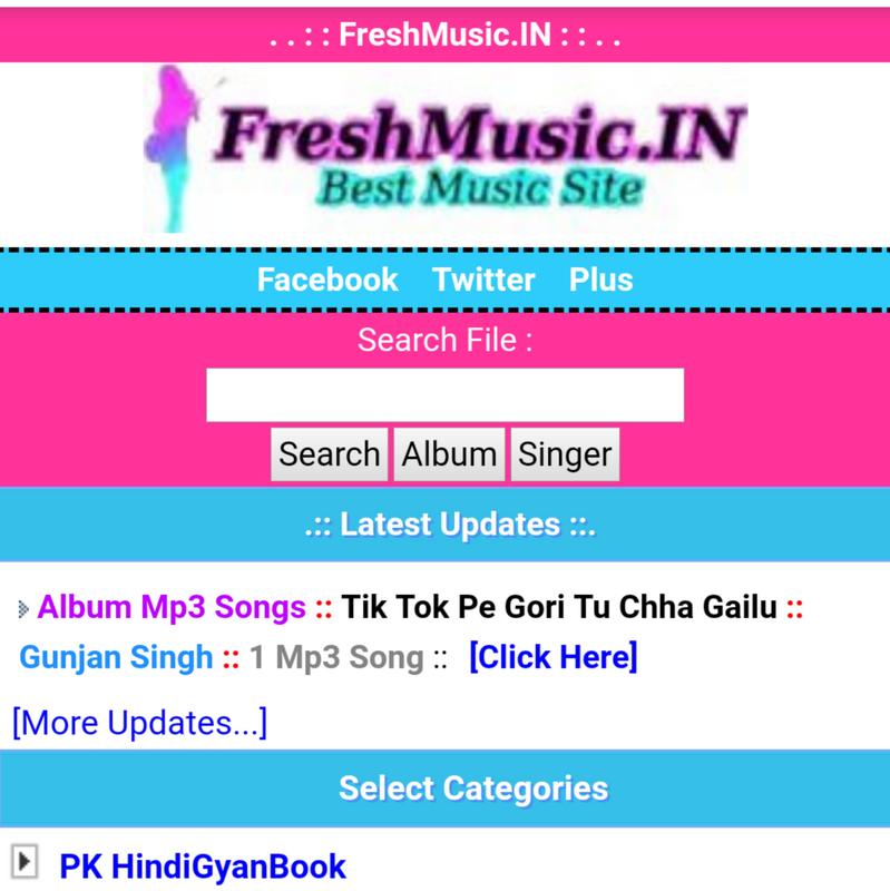 Website CSS Code (Like freshmusic.in) for wapkiz site