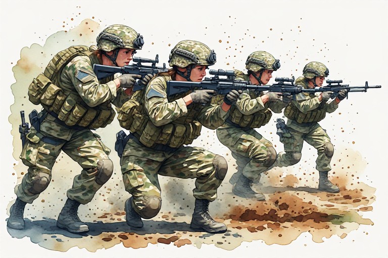 Ukrainian-woman-soldiers-in-at