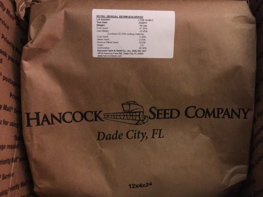 We've got seed!, 7/24/17