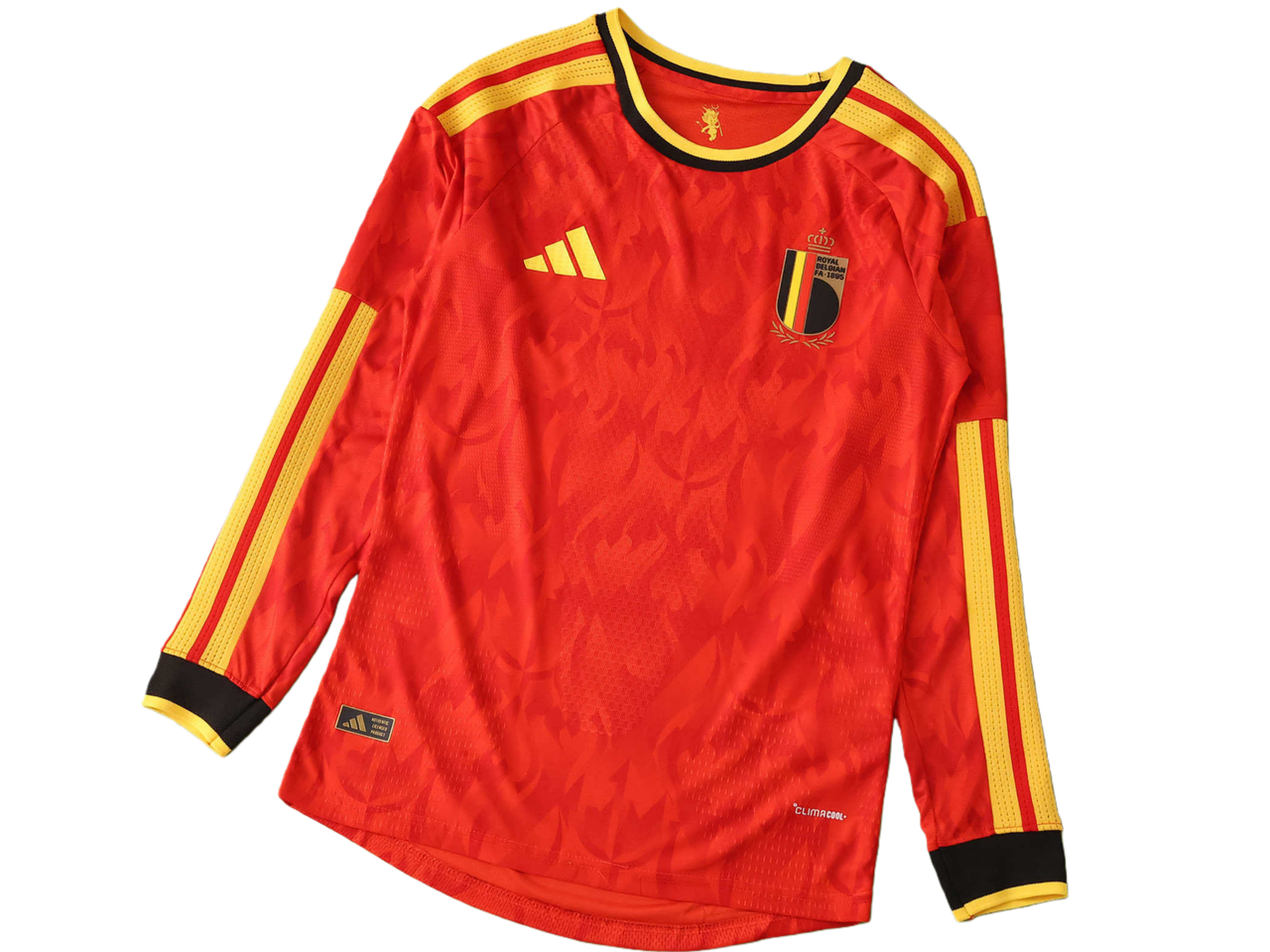 2026 FIFA World Cup Belgium home Long sleeved Player version