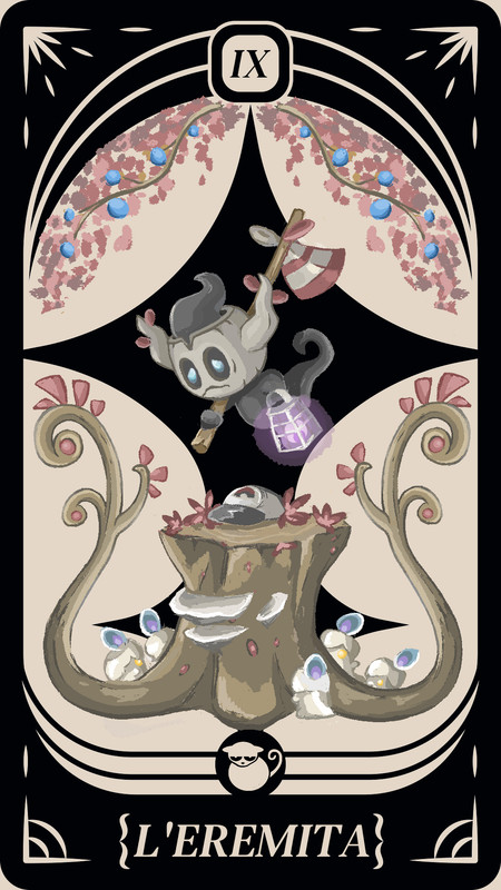 carta eremita pokemon tarocchi