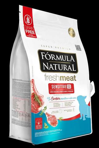 Detalhe da embalagem Fórmula Natural Fresh Meat Grain Free
