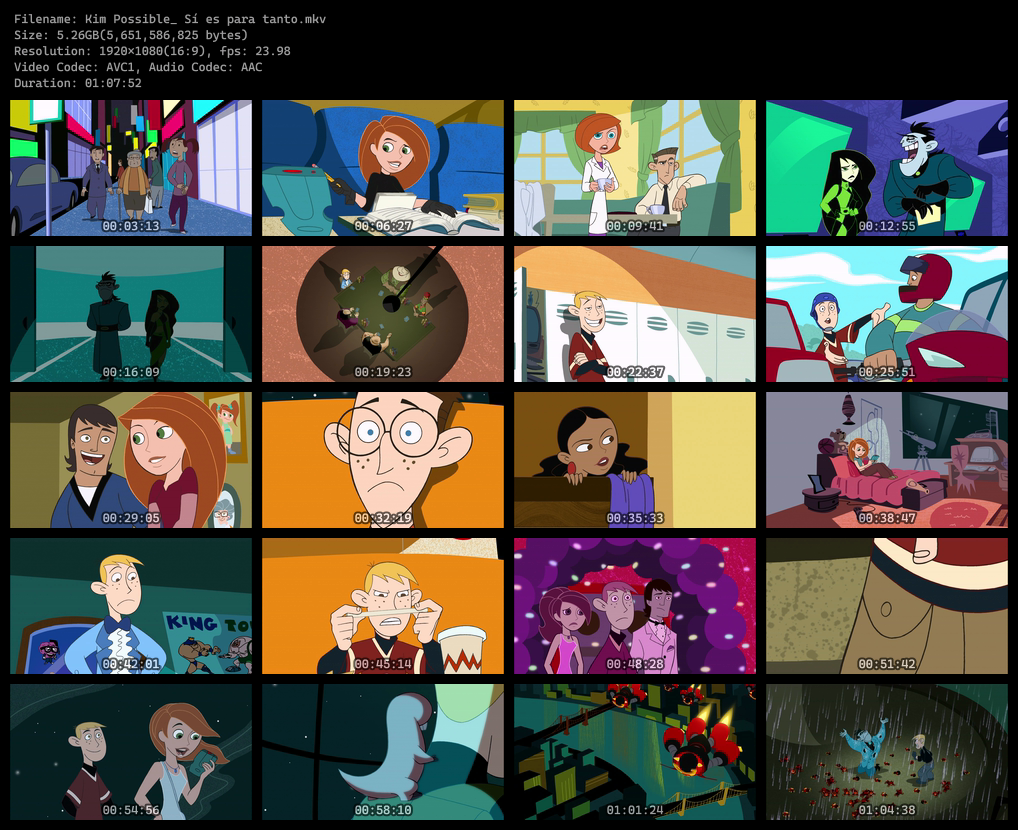Kim Possible Sí es para tanto mkv