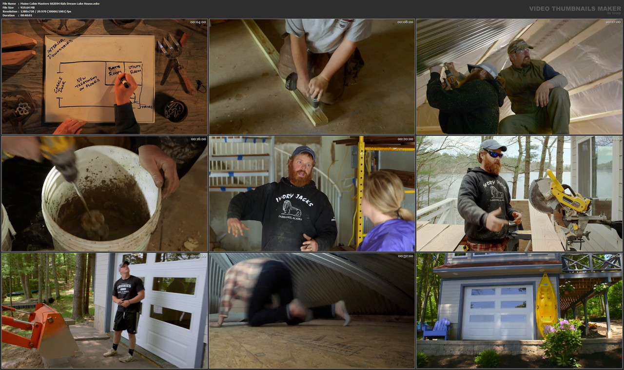 Maine Cabin Masters S02E04 Kids Dream Lake House.mkv