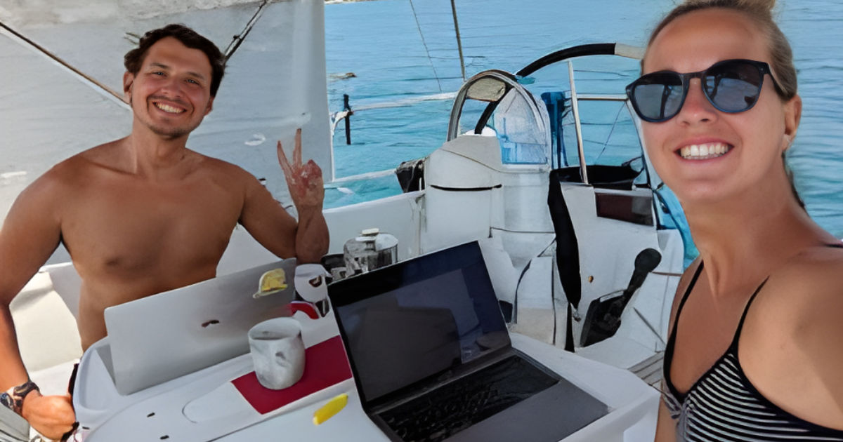 Danielle Johnson & James Ivings, founders of leavemealone.com