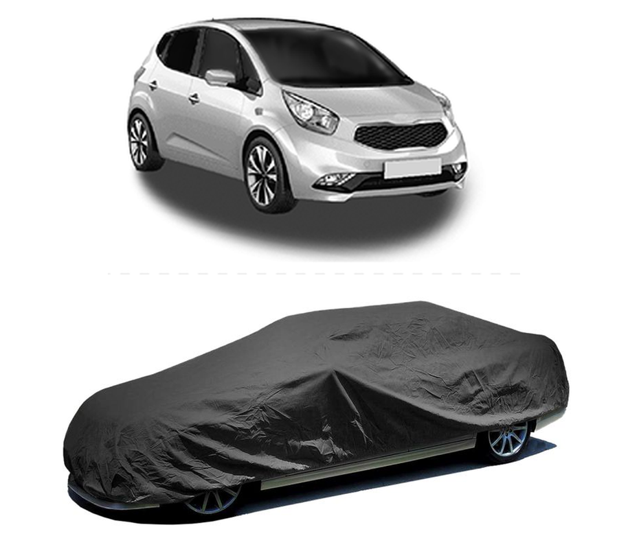 Husa tip prelata auto pentru KIA VENGA Hatchback Van (YN) 2015,culoare negru, material textil impermeabil, rezistanta la intemperii praf UV, CARPASSION Husa Protectie