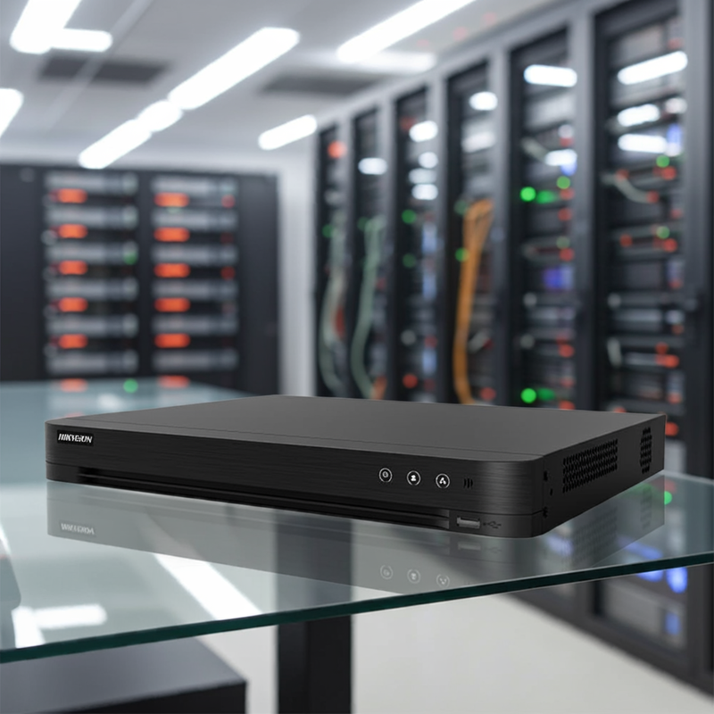 Painel traseiro do DVR Hikvision DS-7232HGHI-M2