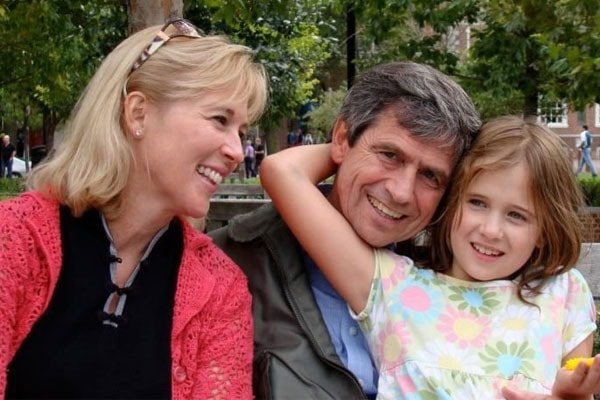 Joe Sestak with his wife Susan Clark and daughter