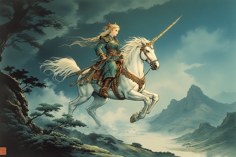 Arrival-of-Centaur-1987-Art-by-(15)