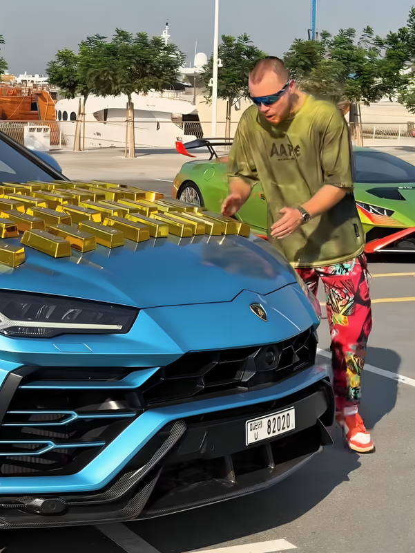 Car with Gold