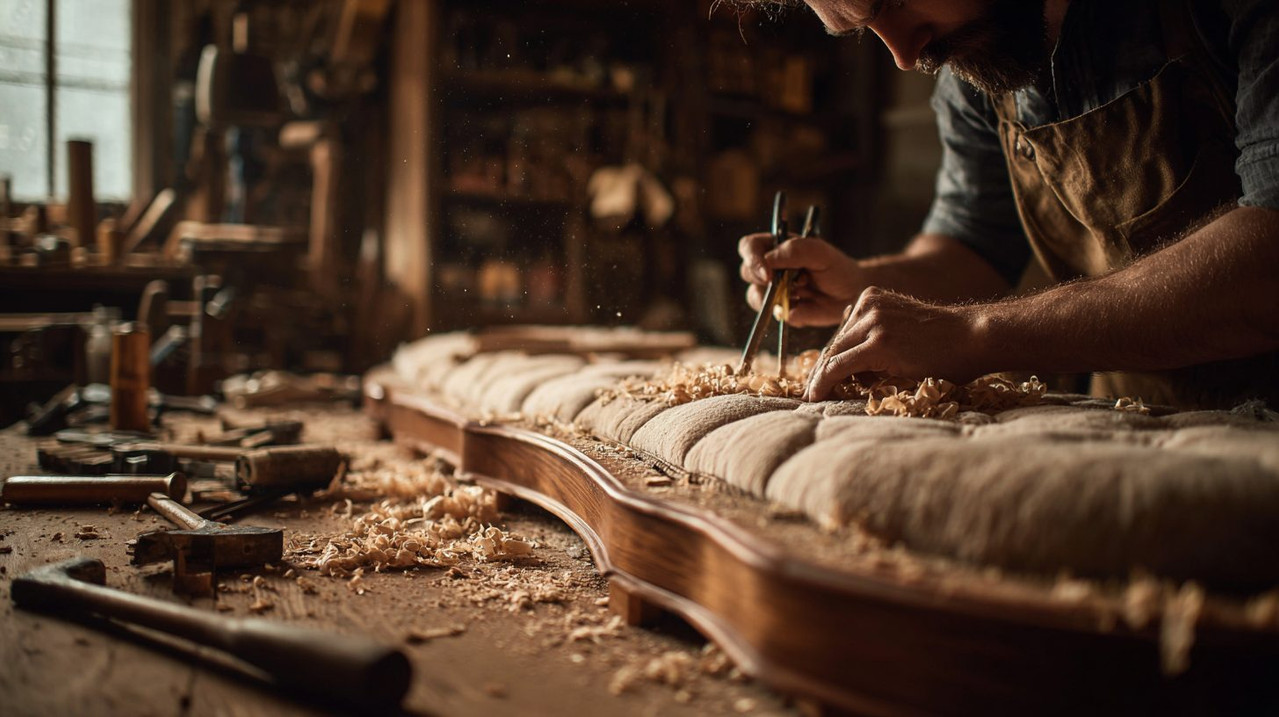 Ремонт каркаса дивана: замена наполнителя и шлифовка