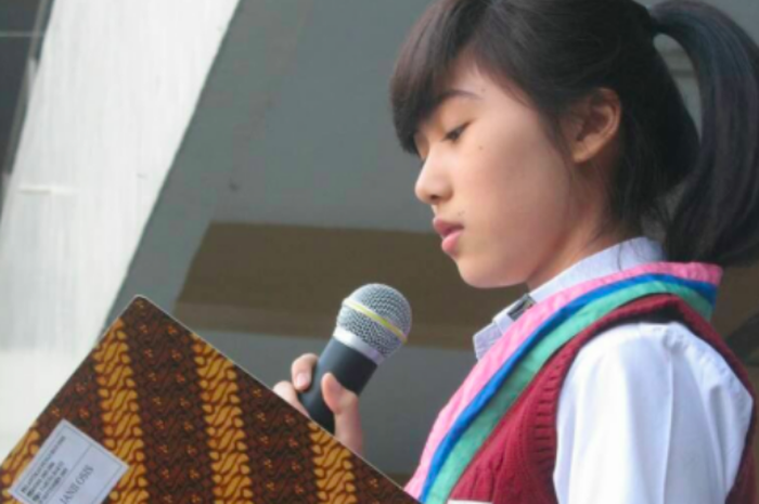 Isyana Sarasvati di masa-masa sekolah