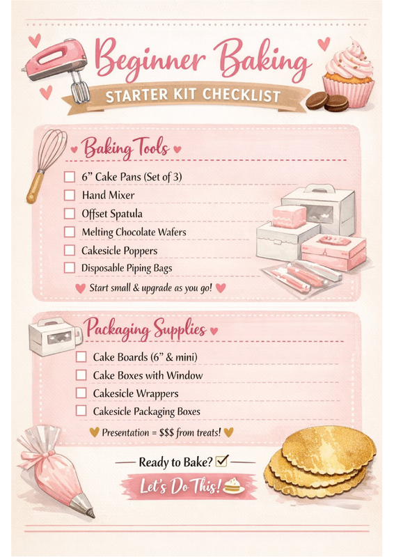 Beginners Baking Tool Starter Kit Checklist