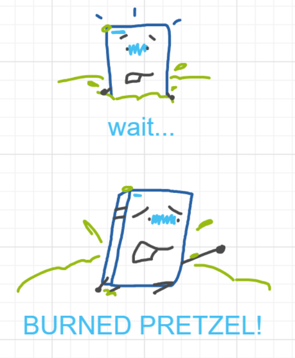 A panel from Ready Oar Knot, episode three of the Board Boards object show by Furretwalk/WalkingFurret.
