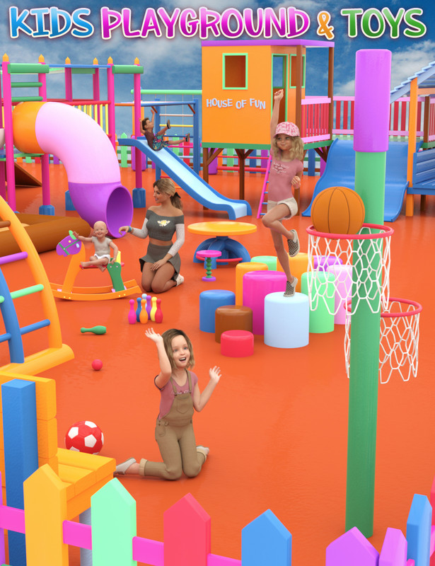 kids playground and toys 00 main daz3d