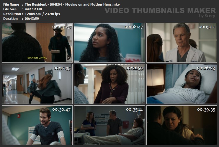 The Resident - S04E04 - Moving on and Mother Hens.mkv