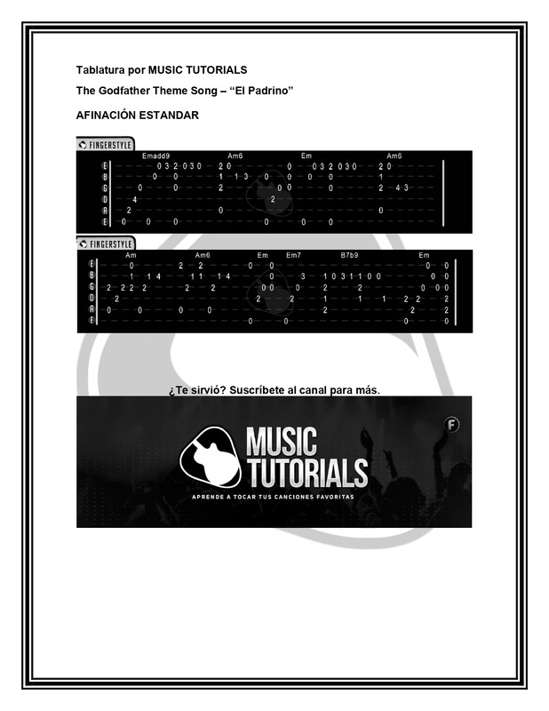 The Godfather El Padrino Pelicula Tablatura by MUSICTUTORIALS_page-0001 (1)