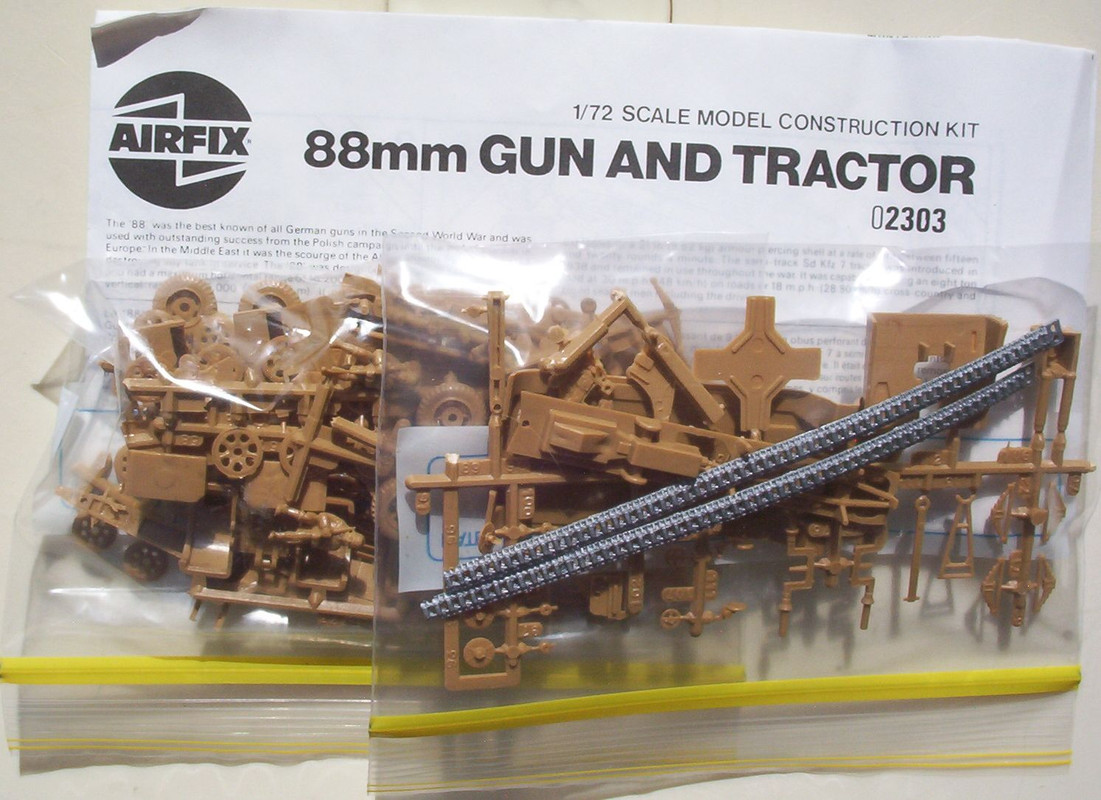 Airfix 76 88mm Gun And Tractor