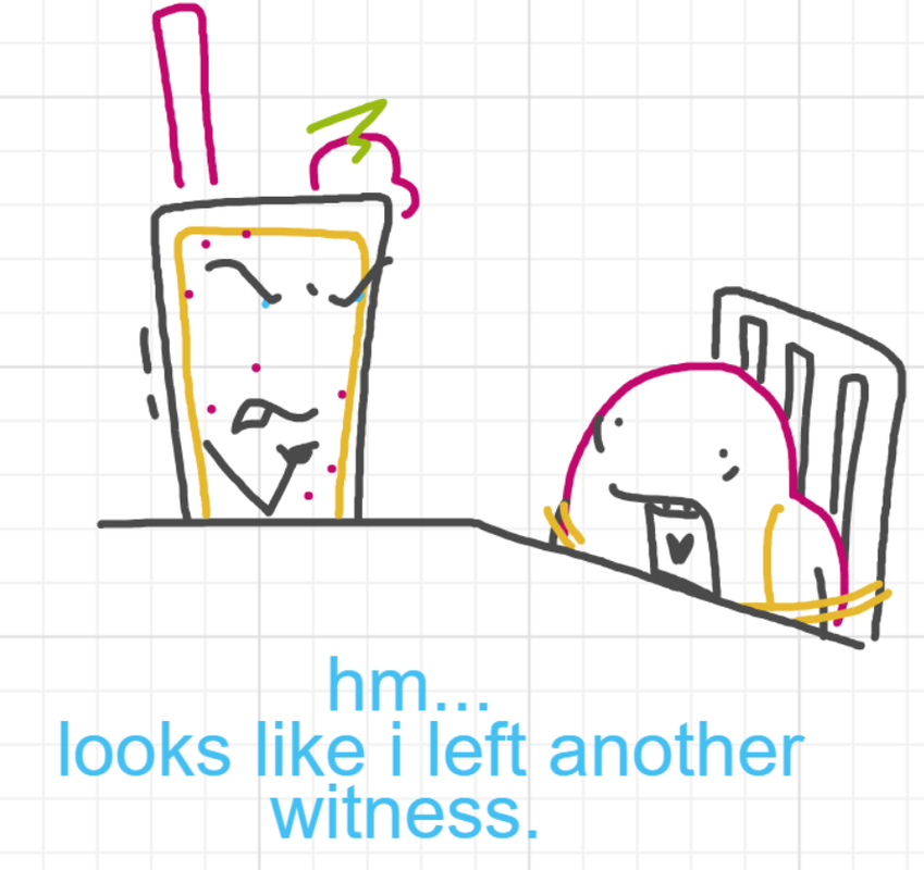 A panel from A Murder On The, episode six of the Board Boards object show by Furretwalk/WalkingFurret.