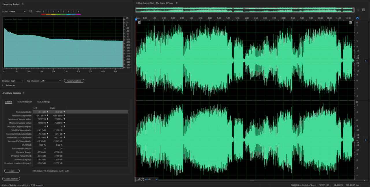 2013 Agnes Obel - The Curse 10'' {PIASR616V10} spectr