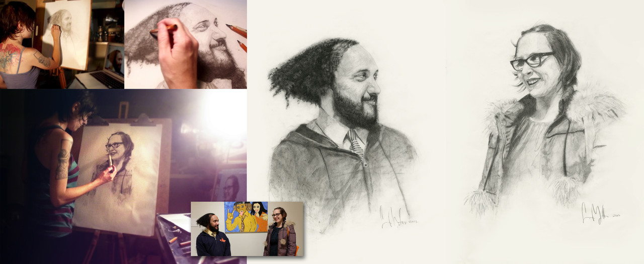 Custom Portrait_Custom Drawing_Male Drawing_Female Drawing_Black