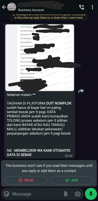 Terror DC (Masih di wa terus ini)