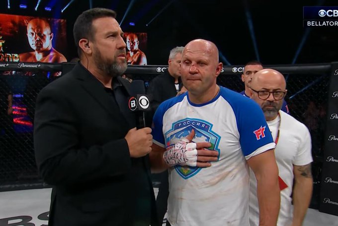 Фьодор Емеляненко е със счупен нос след Bellator 290