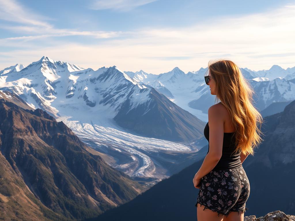 The mountains and glaciers' topography are less trustworthy.