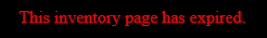 Expired Inventory Message