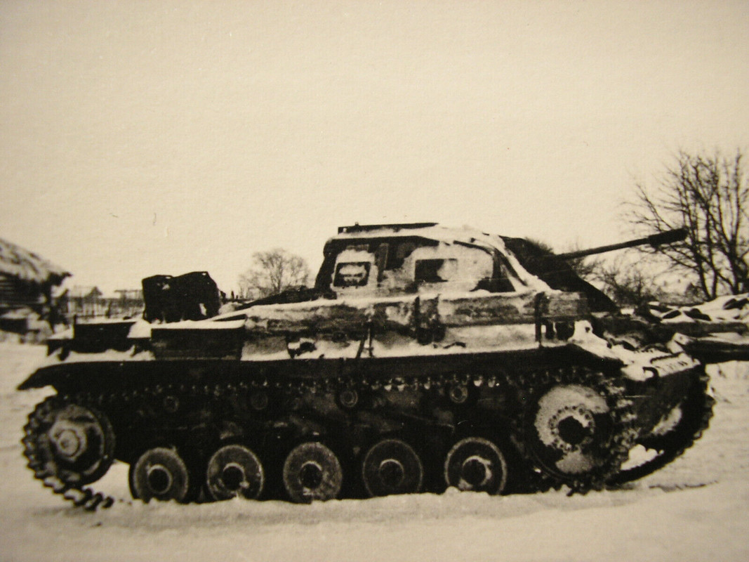 Orig. Foto Deutscher Panzer Jagdpanzer Winter 1943 Russland (2)