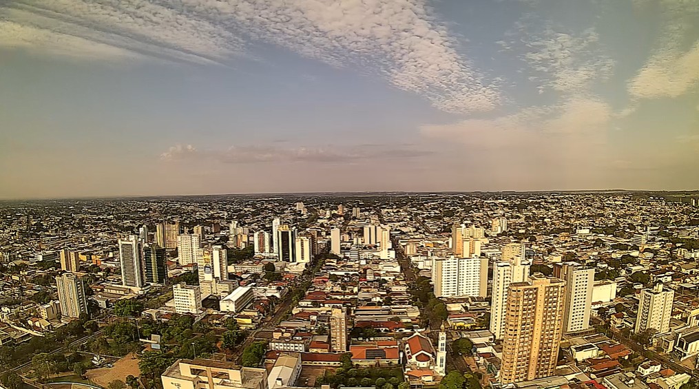 Campo Grande nesta manhã de segunda-feira