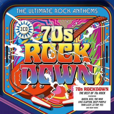 VA - 70s Rock Down: The Ultimate Rock Anthems (3CD, 2020)