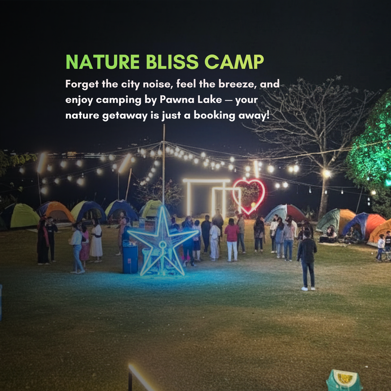 Secure Pawna Lake Camping Payment at Nature Bliss Camp