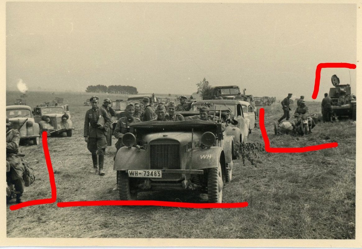 Russland PKW Auto Kübelwagen Panzer Tank Foto