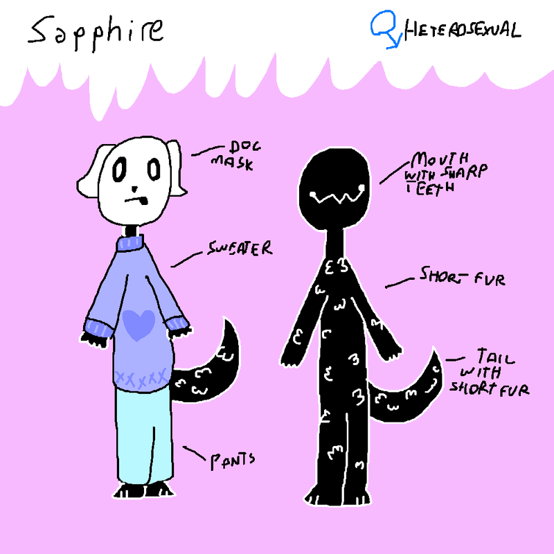 sapphire (dad of my first mocchi oc)