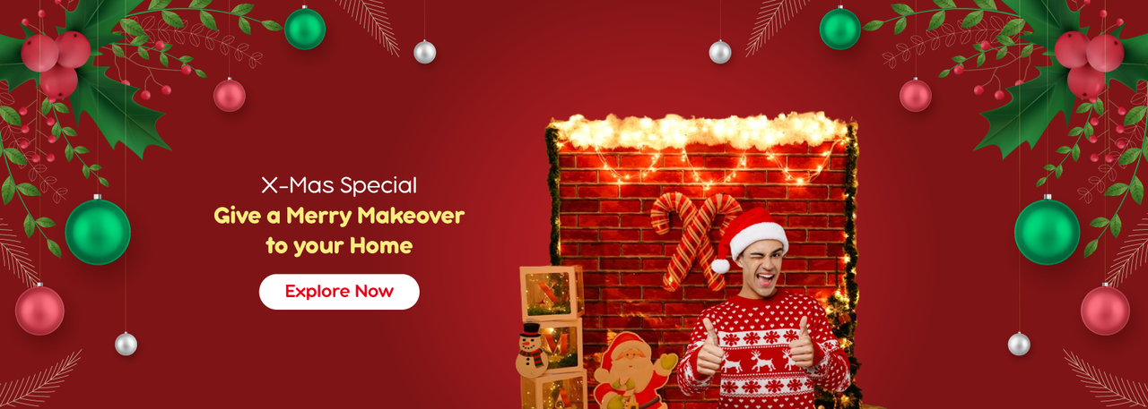 Xmas wall decorations for Christmas party celebrations at home