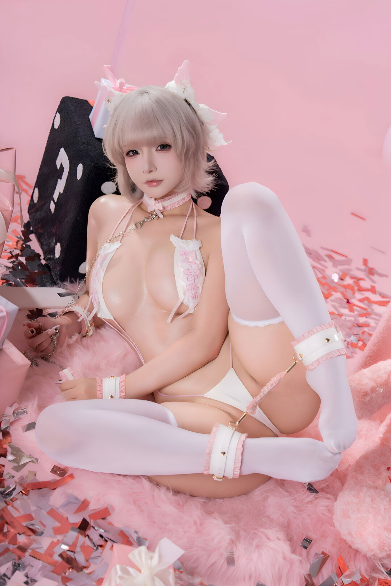 yuuhui 玉 汇双生白写真，沈妙的猫耳造型，可爱到犯规插图4