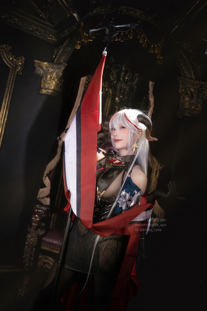 切切Celia 埃吉尔 Aegir Cosplay Azur Lane 写真 32P+2V插图9