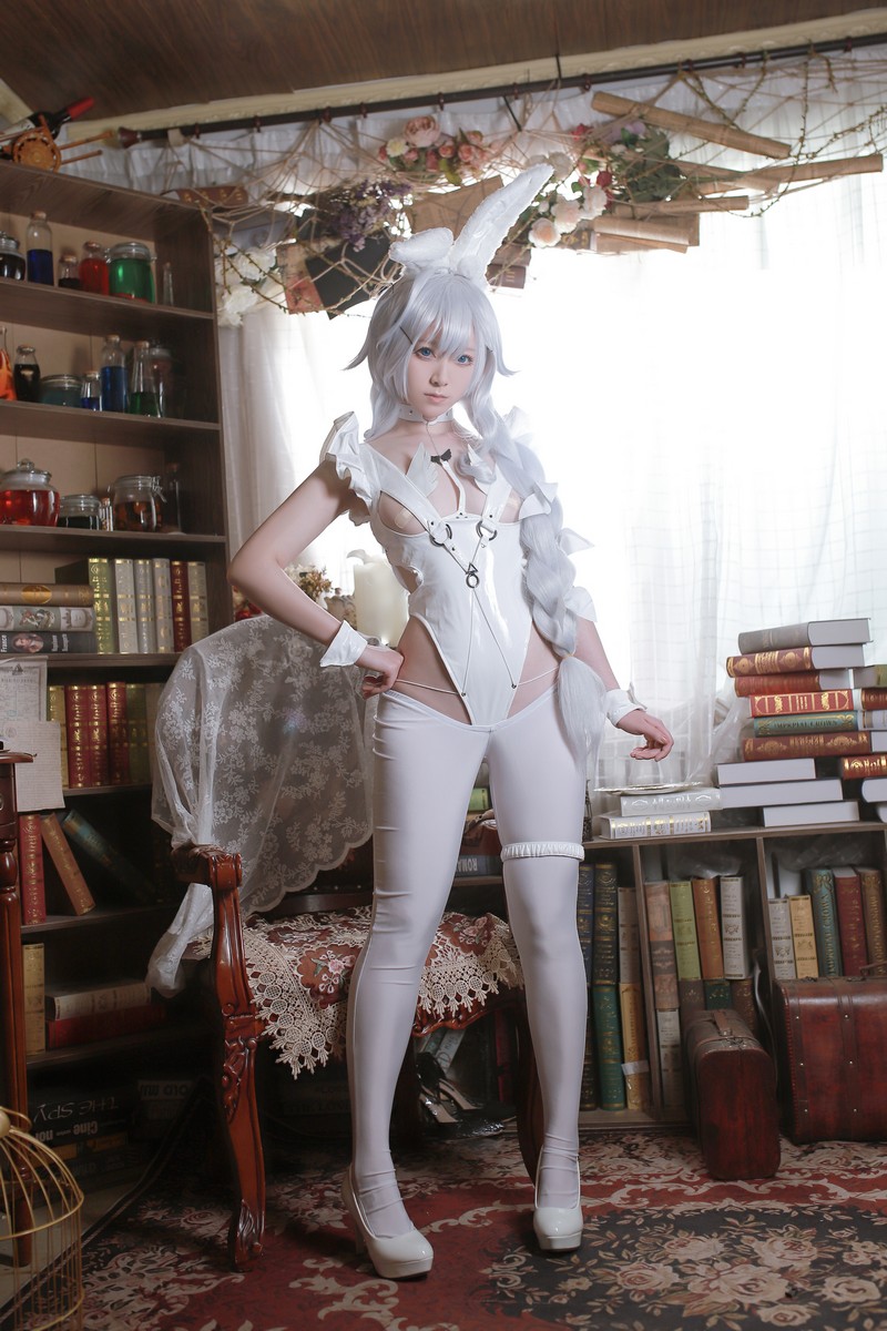 Asagiriai（愛ちゃん）兔女郎Cosplay写真图集 性感兔女郎主题 27P (321MB)插图1