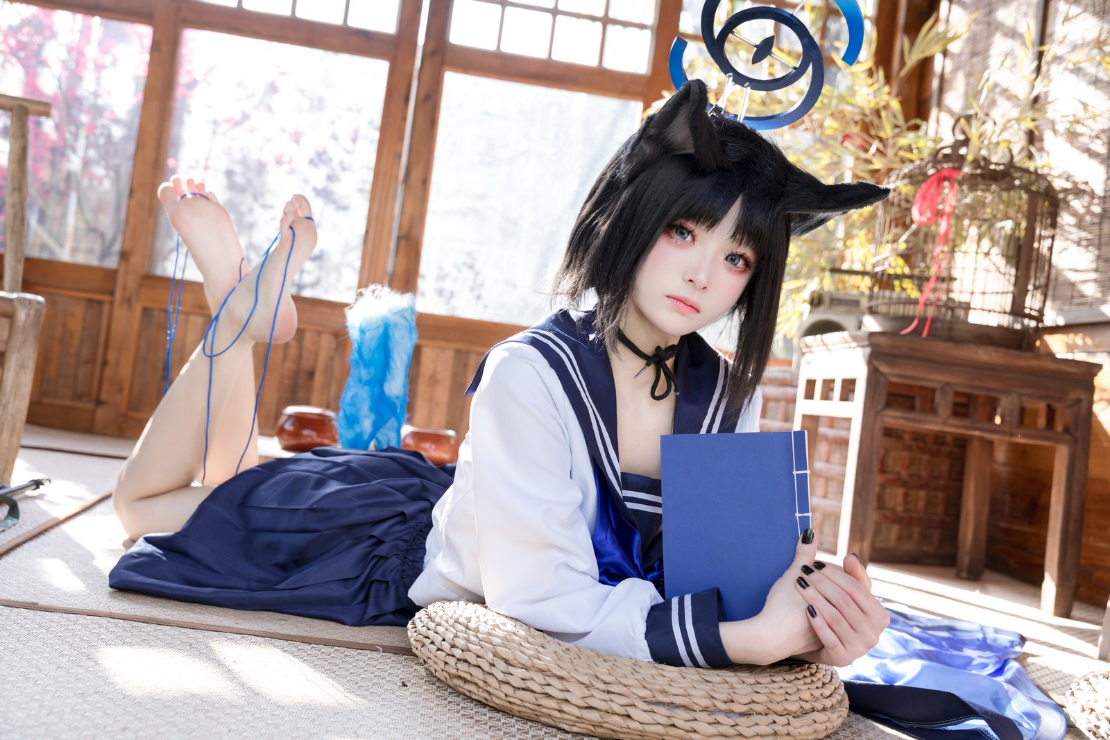 九柒喵 – 桐生桔梗 Cos 高清大合集（88P-470MB）和风旗袍写真插图4