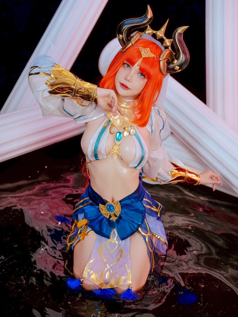 Joyce Lin2x Nilou Cosplay Genshin Impact 高清图集 53P插图3