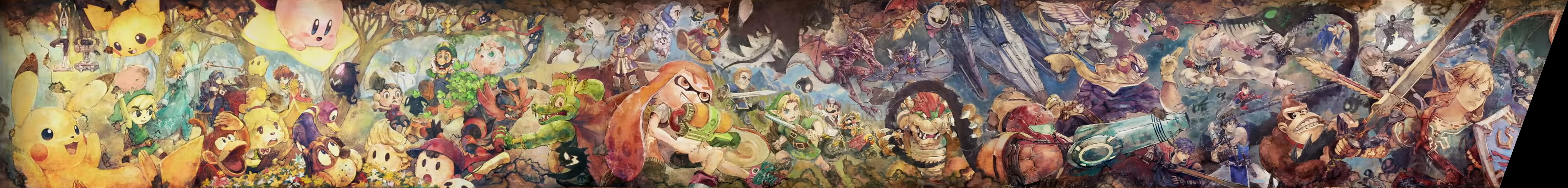 I Compiled The Special Panoramic Art We Saw For Classic Mode Based On The Panning Speed It S Up To Around 6 0 Difficulty Smashbros