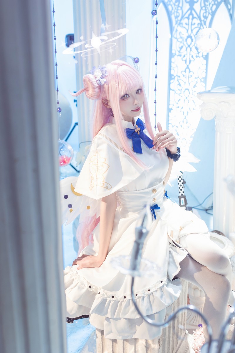 艾西Aiwest 碧蓝档案圣园未花Cosplay写真图集 高清美图合集 40P (415.8M)插图5